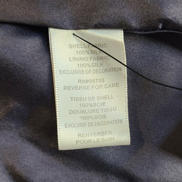 Rebecca Taylor | Lavender Dusk Silk Strapless Mirror Sequin Mini Dress, Size 6 - Picture 8 of 9